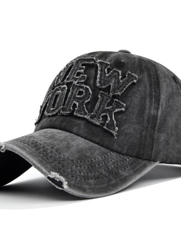 Peaked Cap Sun Hat Letter Curved Brim Hat