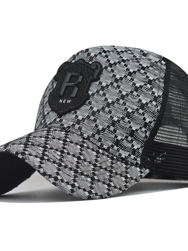 Plaid Fashion New Outdoor Baseball Hat For Men And Women