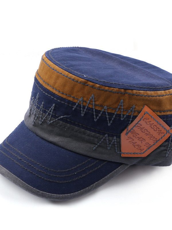 Creative Fashion Couple Flat Top Fashion Hat Sunshade