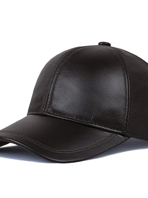 Spring And Autumn Middle-aged Dad Baseball Cap Sheepskin Old Man Cap