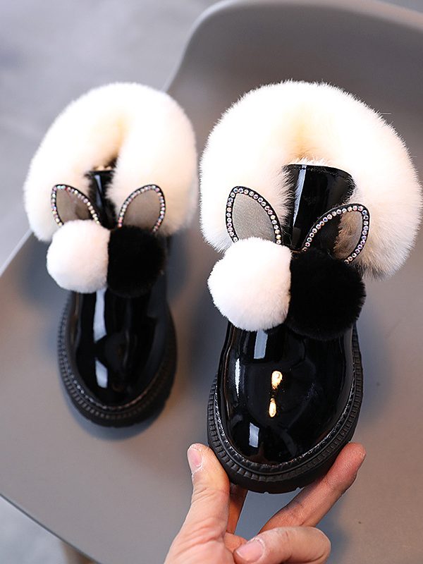 Fashion Plus Velvet Warm Childrens Cotton Boots