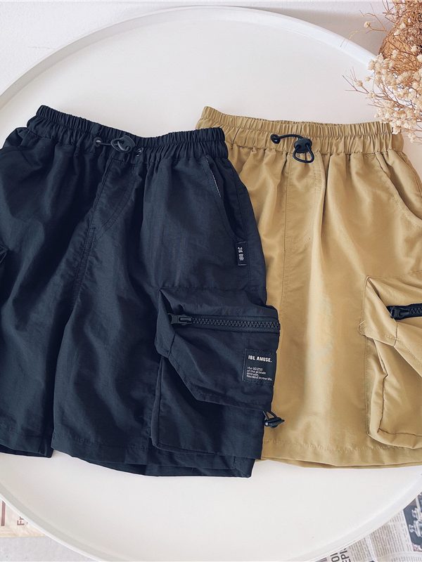 Boys Summer Loose Casual Cargo Shorts