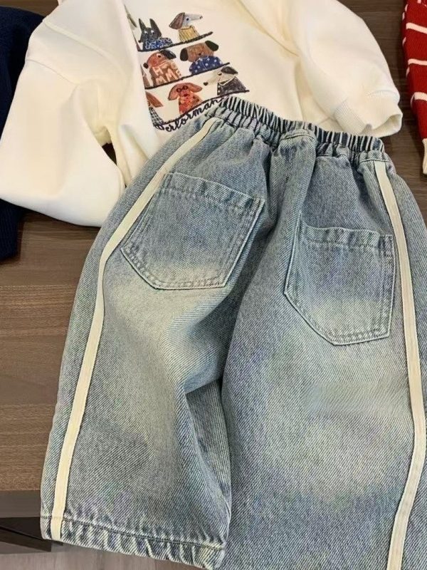 Children's Jeans Spring And Autumn Loose
