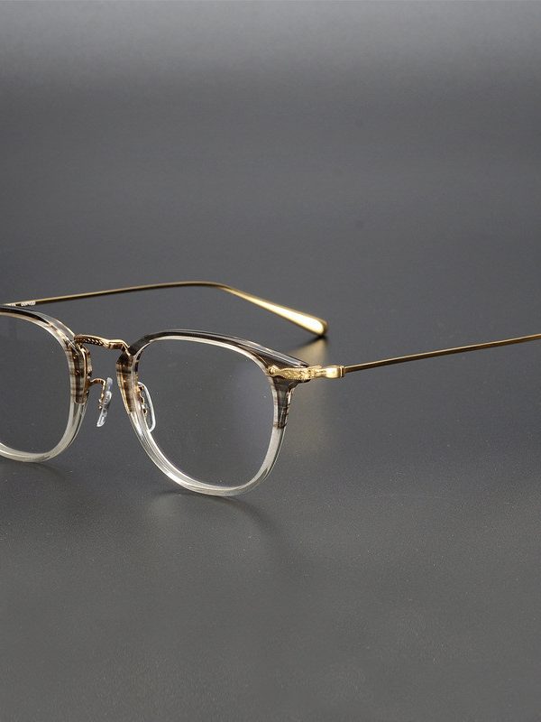 Myopia Male Trendy Round Transparent Glasses Frame