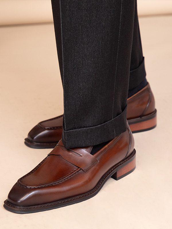 أحذية جلدية خارجية للرجال