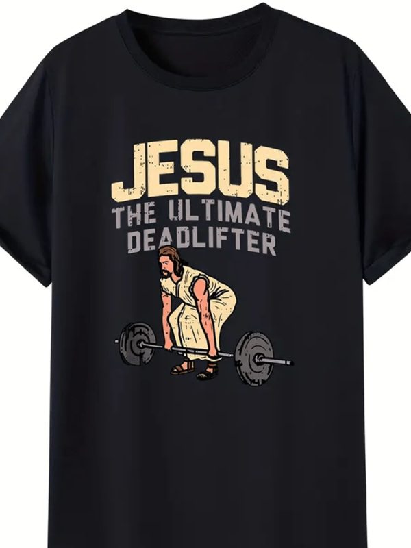 Men's Creative Tops, Casual Short Sleeved Round Neck T-shirts, Summer Outdoor Men's Clothing