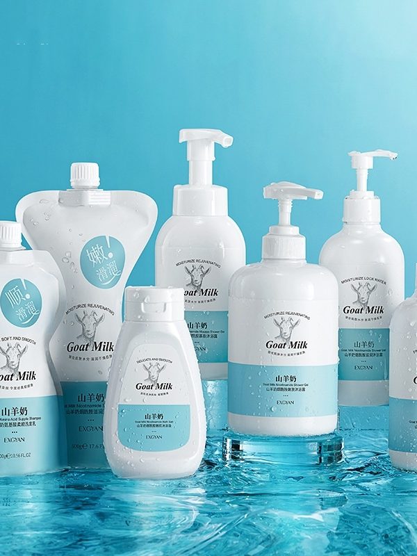 Goat's Milk Shampoo Moisturizing Deep Cleansing Gentle Refreshing Shower Gel