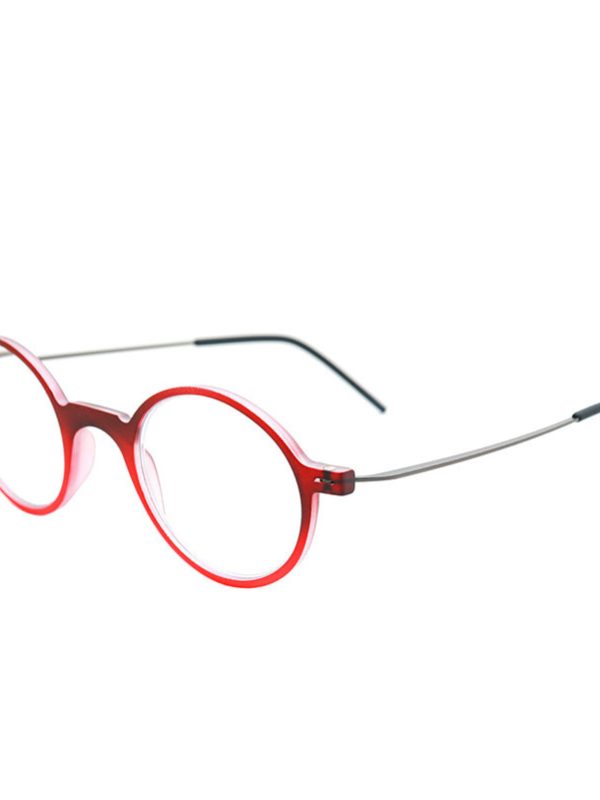 نظارات قراءة بإطار دائري عتيق مضادة للضوء الأزرق