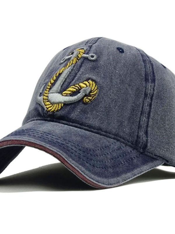 Miss Men's Washed Retro Casual Peaked