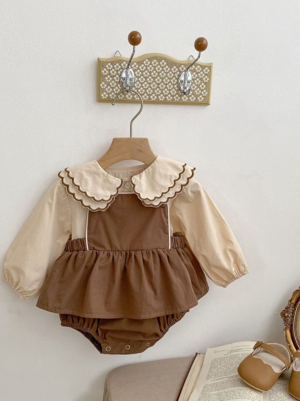 Clothes For Babies Baby Sleeveless Suspender Romper Shirt