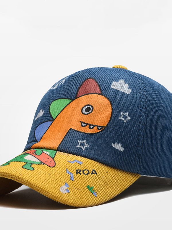 Little Dinosaur Children's Baseball Cap Cute Cartoon Color Matching