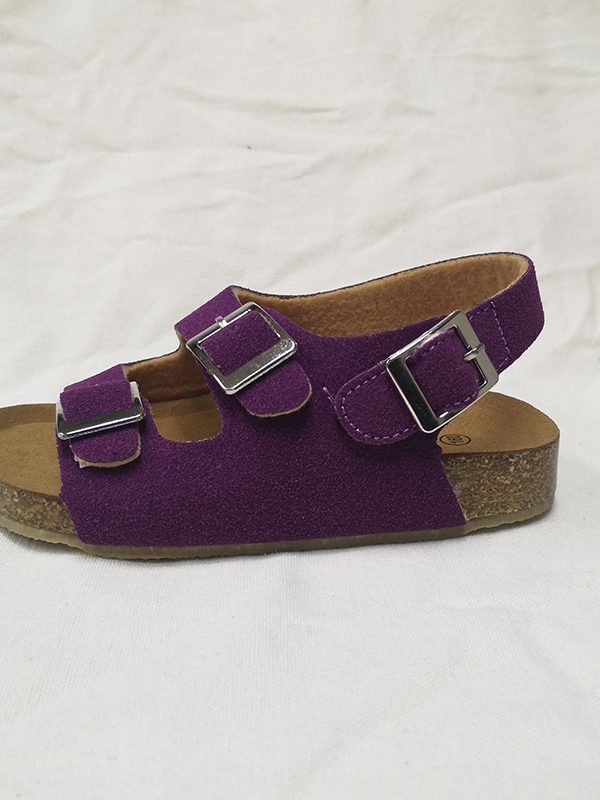 Summer Children's Shoes Boys Cross-border Baby Girls Velcro Non-slip Cork-soled Sandals