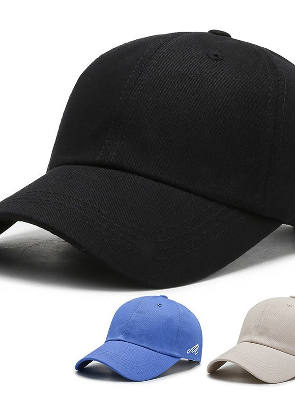 Men's Embroidery Polyester Cotton Sun-proof Baseball Cap For Traveling