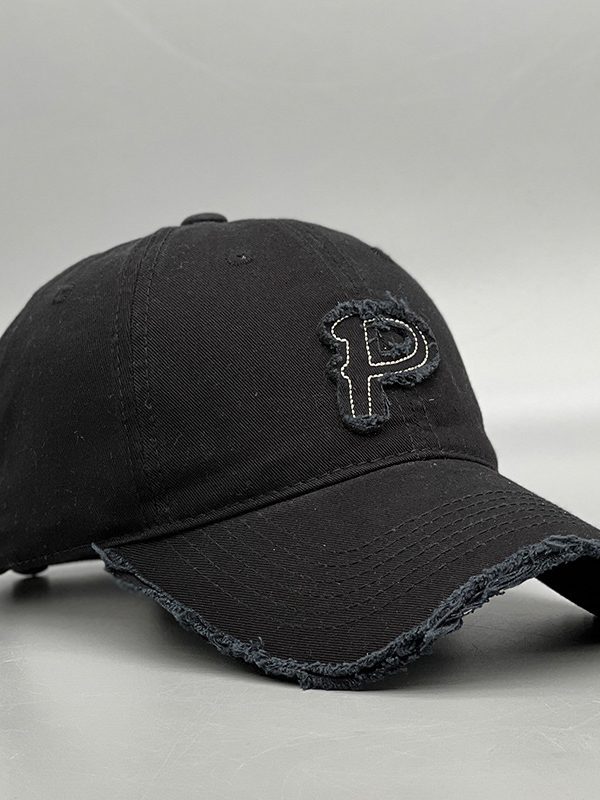 Raw Edge Patch Pointed Travel Sunscreen Casual Baseball Cap