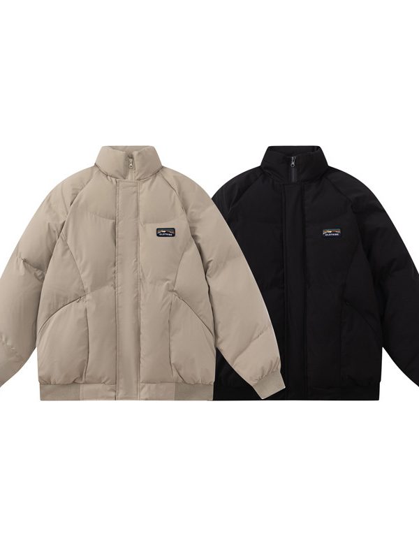 Retro Labeling Decoration Warm-keeping Cotton Clothing