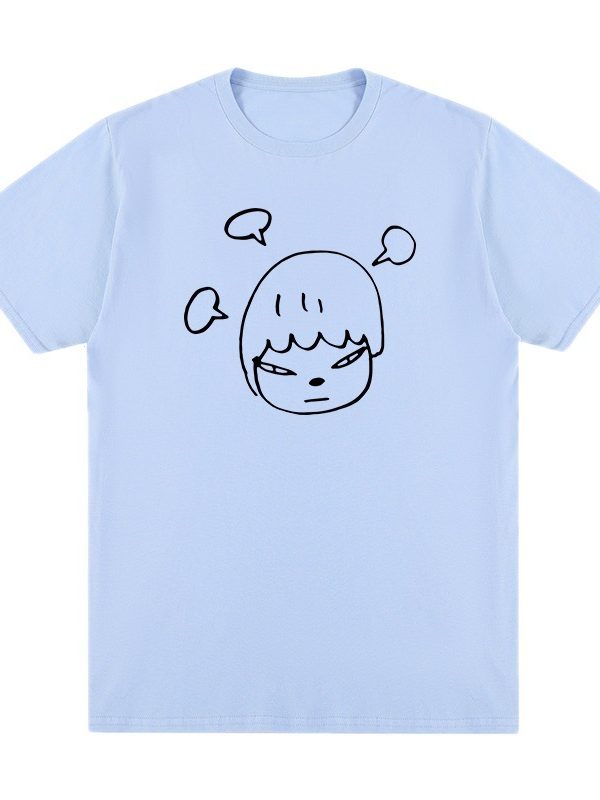 Men's And Women's Fashion Casual Printing Short-sleeved Top