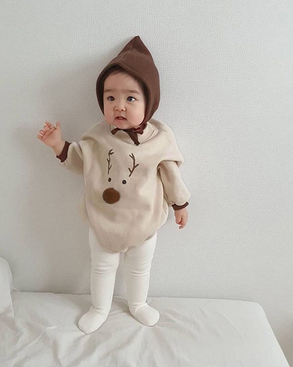 ملابس عيد الميلاد رومبر ملابس أطفال الخريف والشتاء