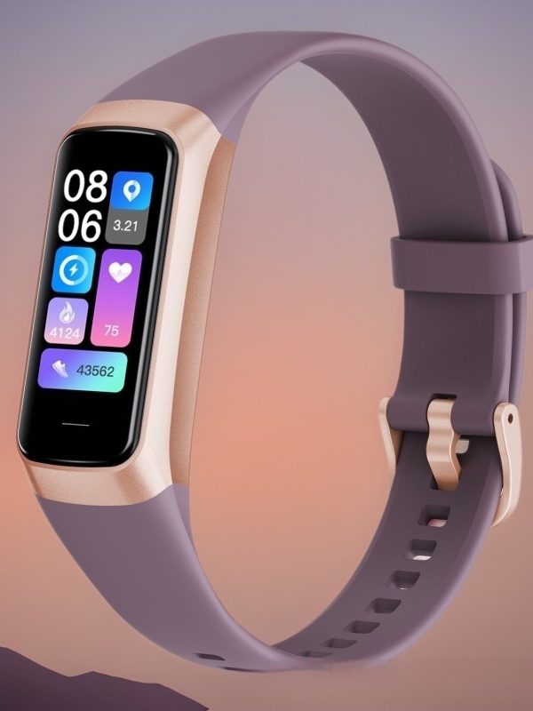 ساعة رياضية ذكية لقياس معدل ضربات القلب وضغط الدم والأكسجين ودرجة حرارة الجسم