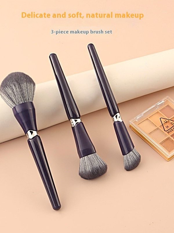 Portable Makeup Brush Suit Soft Hair Face Powder