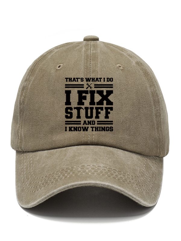 Women's Fashion Minimalist Washed Cotton Printed Hat