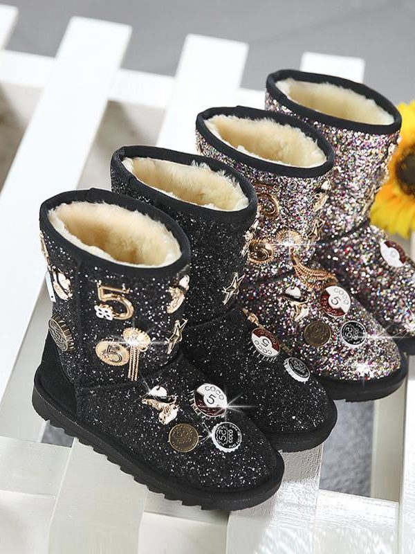 Non-Slip Warm Princess Mid Boots