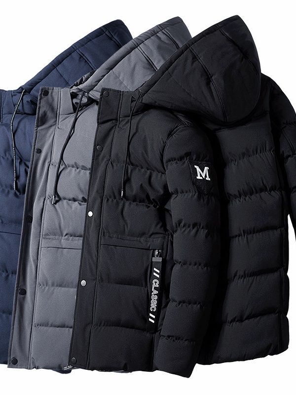 Short Cotton Jacket With Detachable Hat