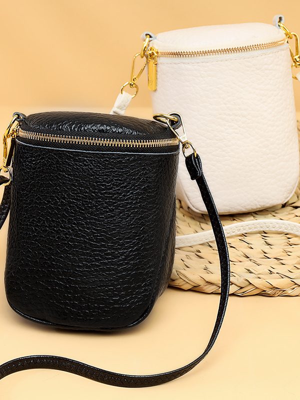 High-quality Leather Mobile Phone Bag Korean Style Shell Bags For Women Fashion Small Shoulder Crossbody Bag