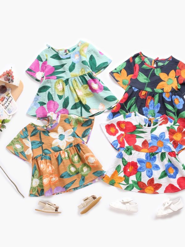 فستان أطفال على الطراز الكوري للبنات