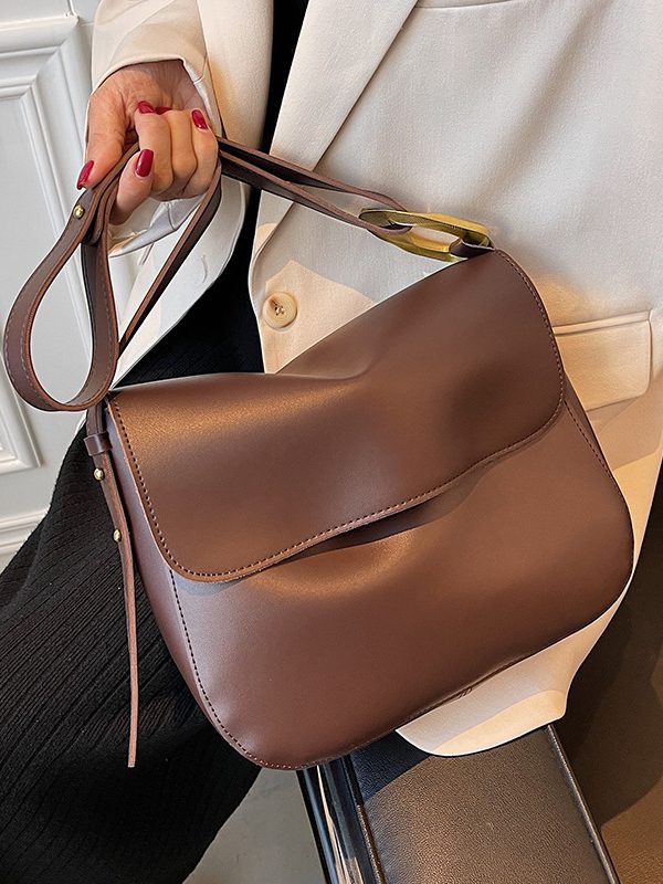 Women's Retro All-match Messenger Bag Commuter Briefcase