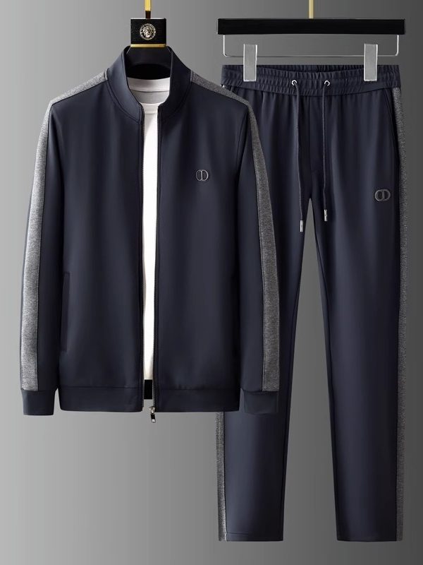 Two-piece Men's Silky Stretch Fashion Sportswear