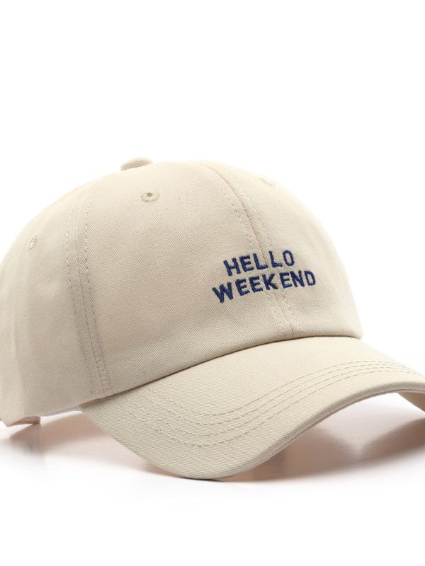 Japanese Korean Style Men's Fashion Popular Letter Embroidery