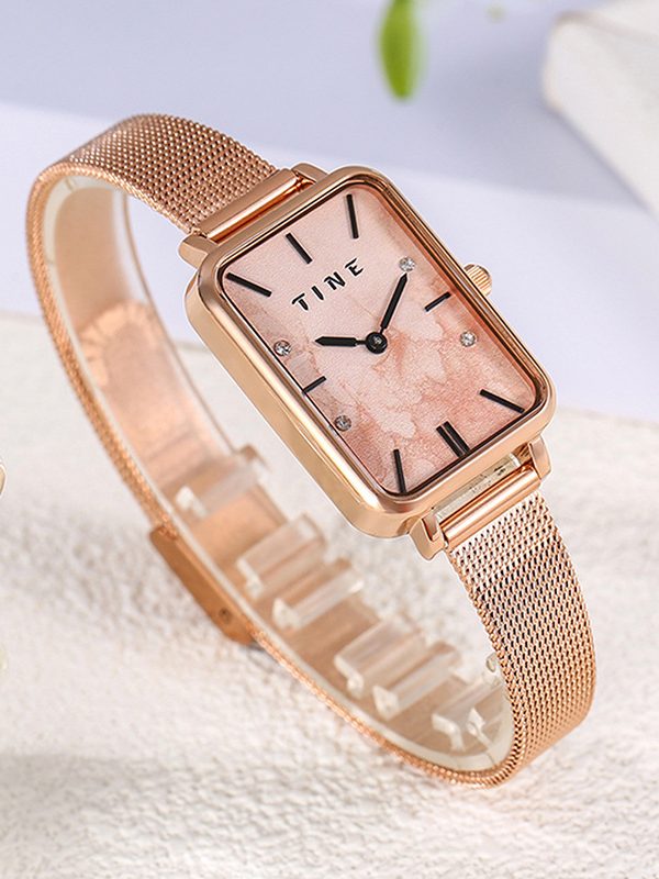 High-Grade Square Ins Style Student Steel Belt Watch Simple Temperament Quartz