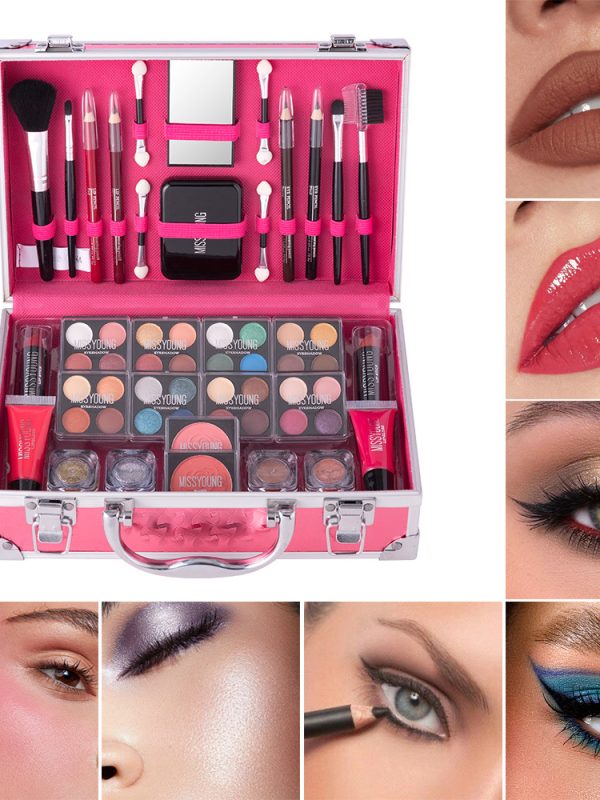 Natural Long Lasting Lipstick Eye Shadow Multifunctional Makeup Set