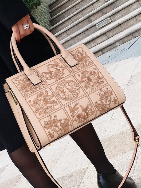 Women's Retro Bags Embroidered Shoulder Crossbody Handbag