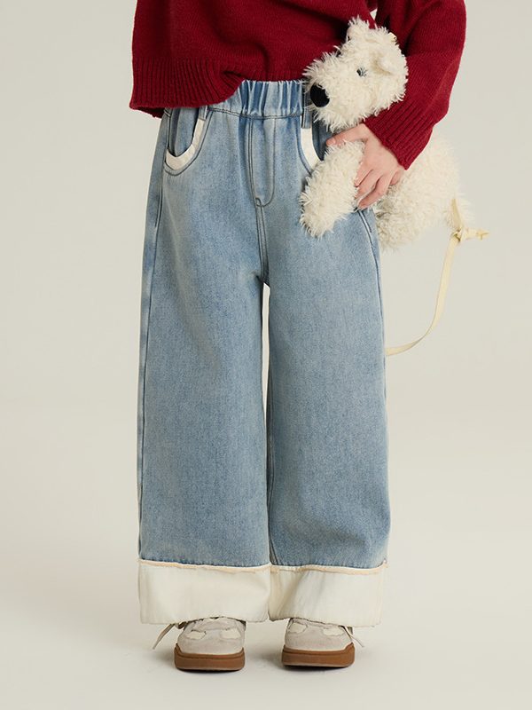 Boys And Girls Casual All-matching Straight Pants