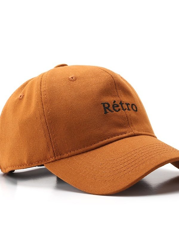 Hat Women's Sports Casual Soft Top Cotton Letters Embroidered Peaked Cap Fashion Personality