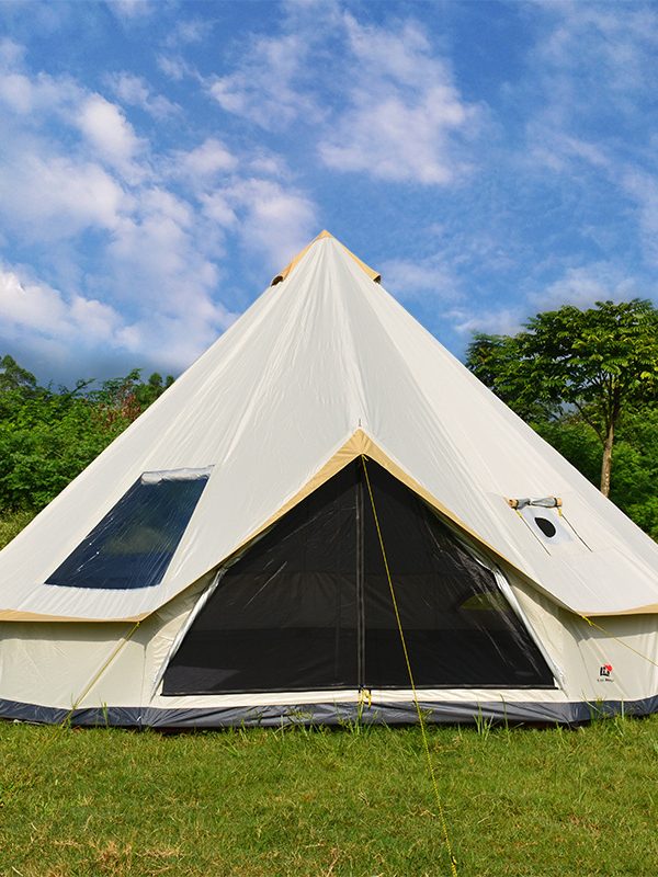 Yurt Tent Outdoor Camping Pyramid Chimney Sunscreen