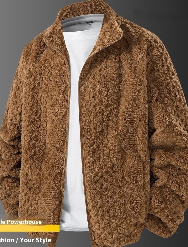 Fleece Padded Men's Warm Jacket