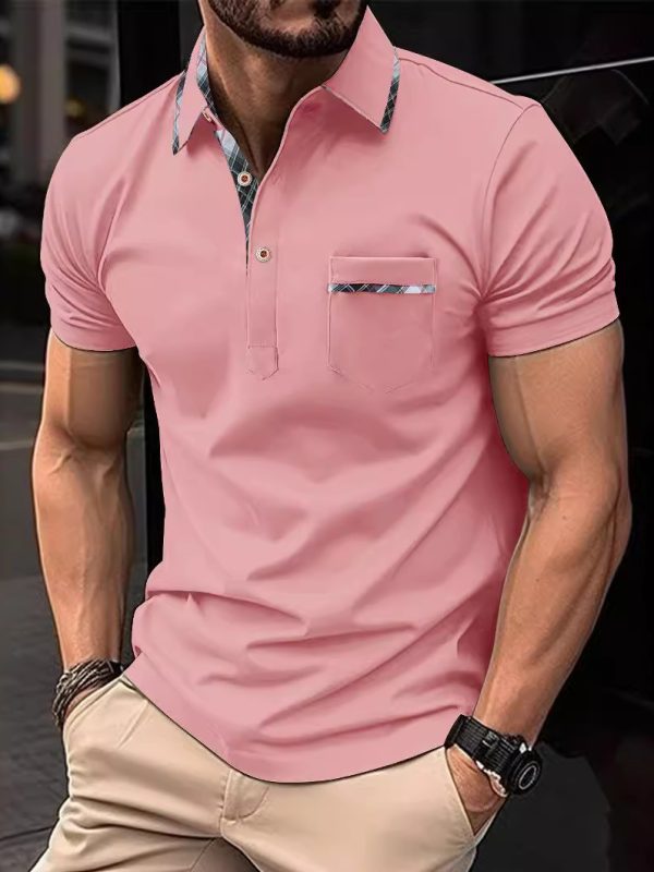 European And American Lapel T-shirt Polo Shirt