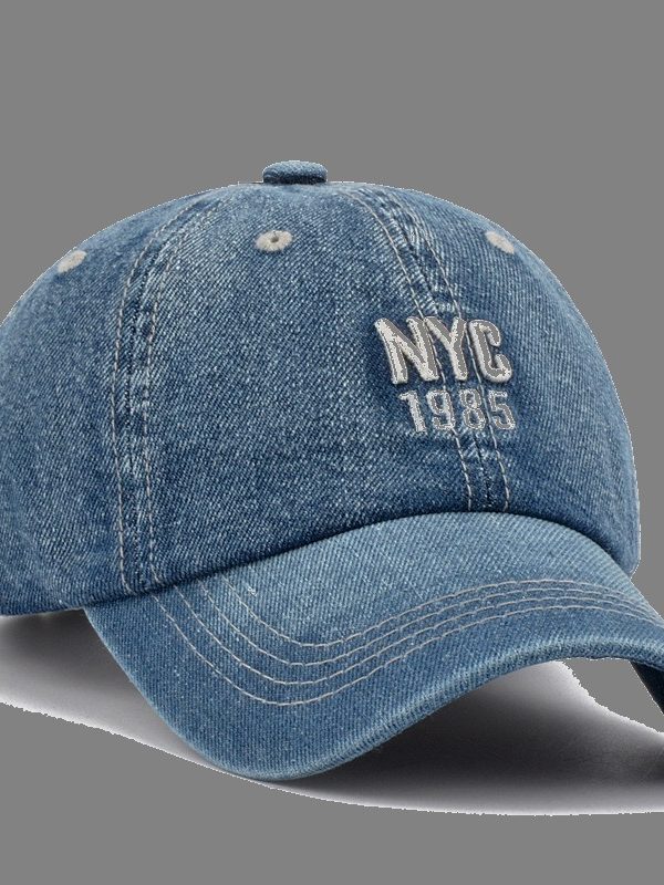 Hat Men's Denim Baseball Peaked Cap
