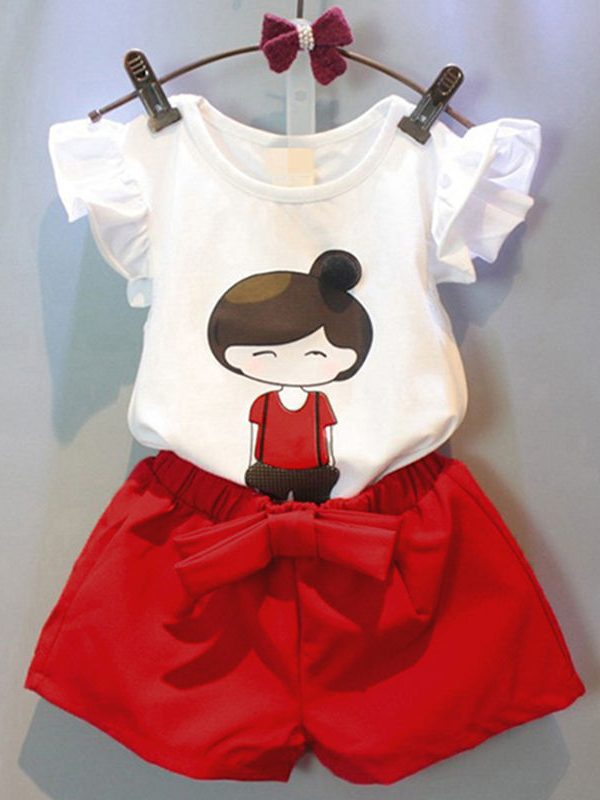 بدلة صيفية للبنات على الطراز الغربي