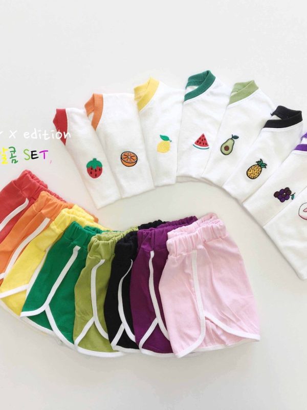 مجموعة أطفال بنمط فاكهة