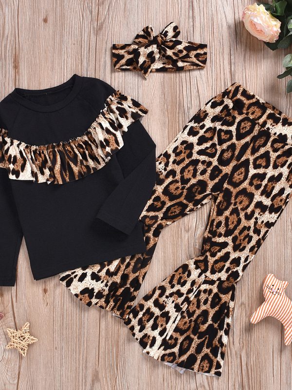 بدلة بناتي بنقشة جلد النمر على الطراز الأوروبي والأمريكي