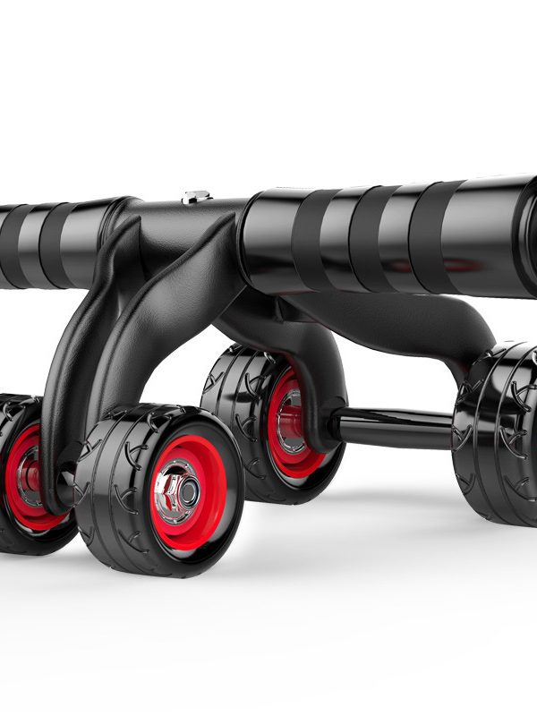 Four-wheel abdominal muscle exercise fitness equipment