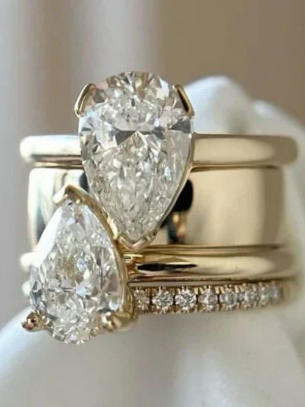 Fashion Micro Inlaid Zircon Ring