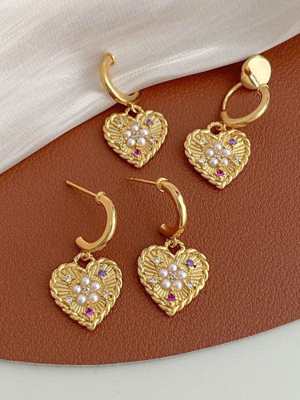 Pearl C-shaped Light Luxury High-end Elegant Earrings