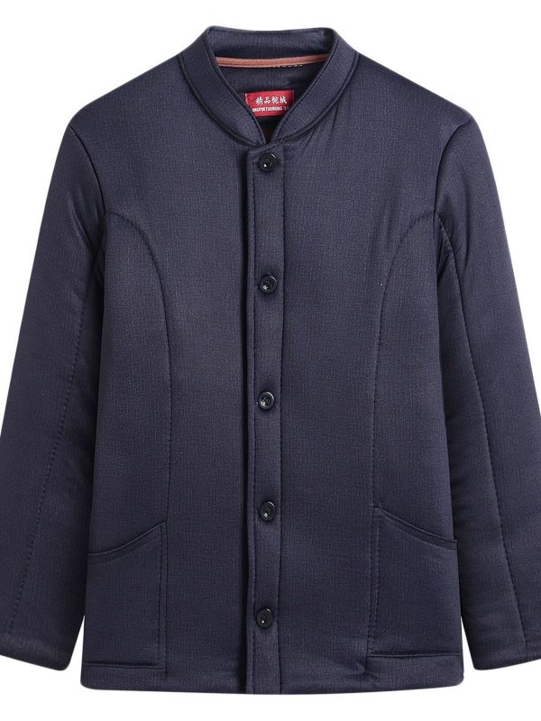 Loose Fitting Cotton Coat For Middleaged And Older Adults