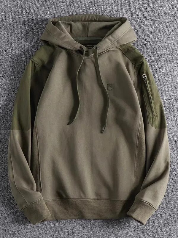 Space Cotton Comfortable And Stylish British-Style Mens Warm Hoodie