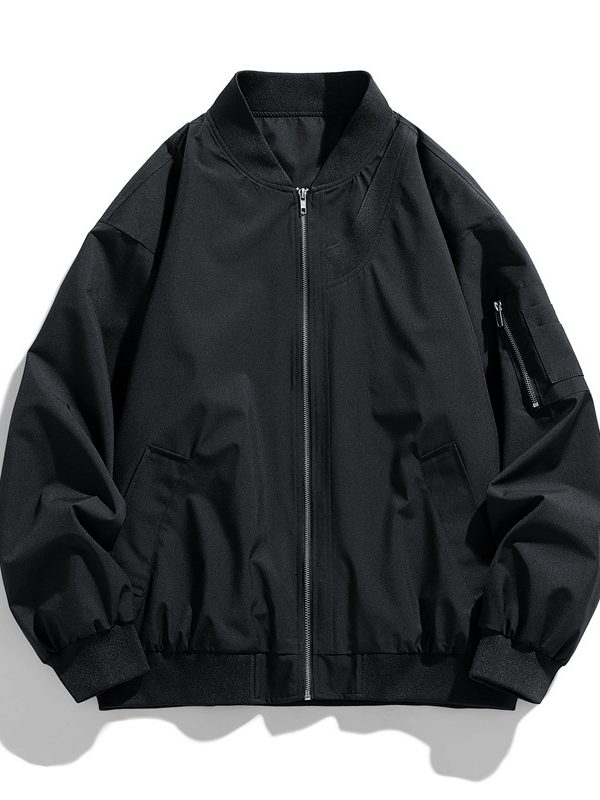 Mens American-Style Retro Workwear Flight Jacket