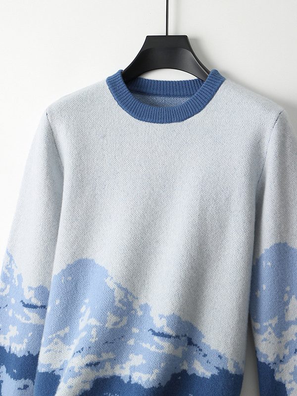 Lazy Casual Sweater Men's Top Loose Knitwear